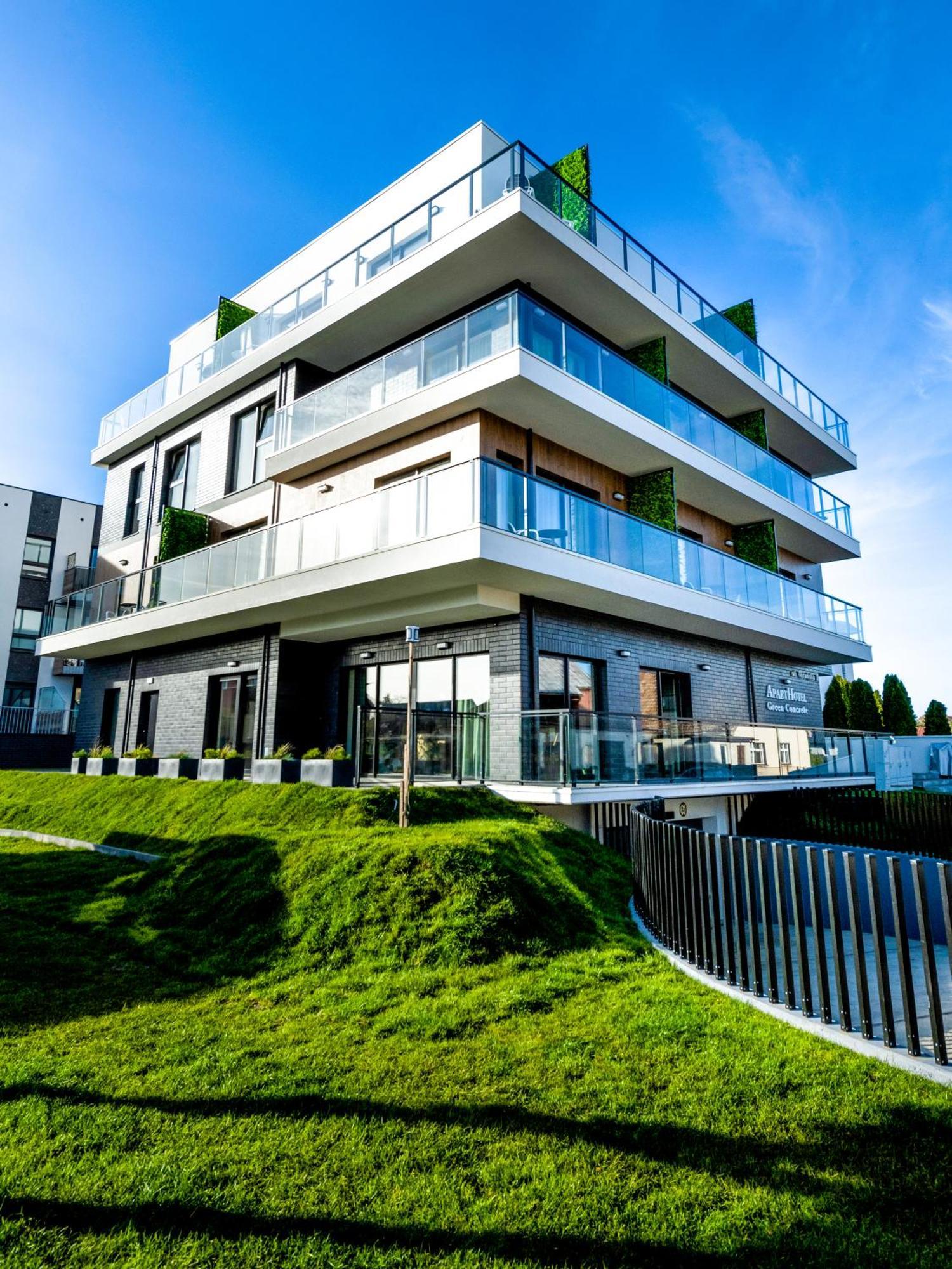Aparthotel Green Concrete - Eko-Bus Na Plaze, Rowery I Masaze Swinoujscie Exterior photo
